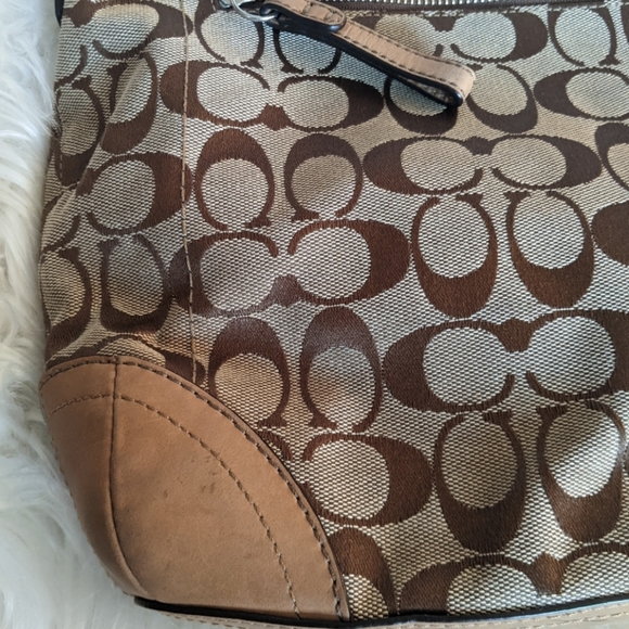 COACH Monogram Logo Handbag Purse 👜 - Picture 9 of 10